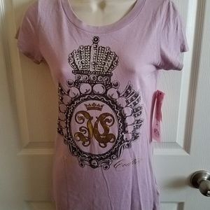 NWT Vintage Juicy Couture Short Sleeve Shirt Size S